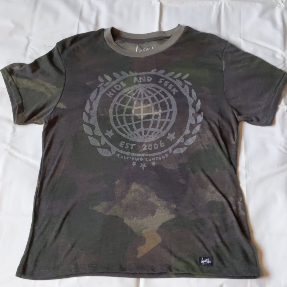 Hide and Seek tee by Byron McCoy